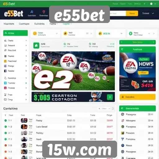 Interface do e55bet é elogiada por usuários